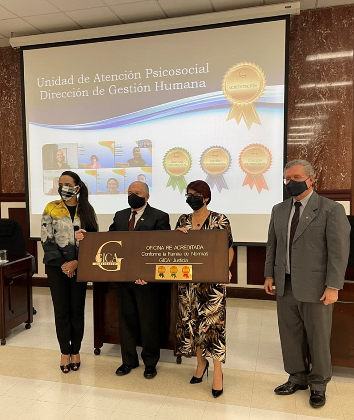 unidad de atencin psicosocial - reconocimiento por obtener los 3 sellos 2